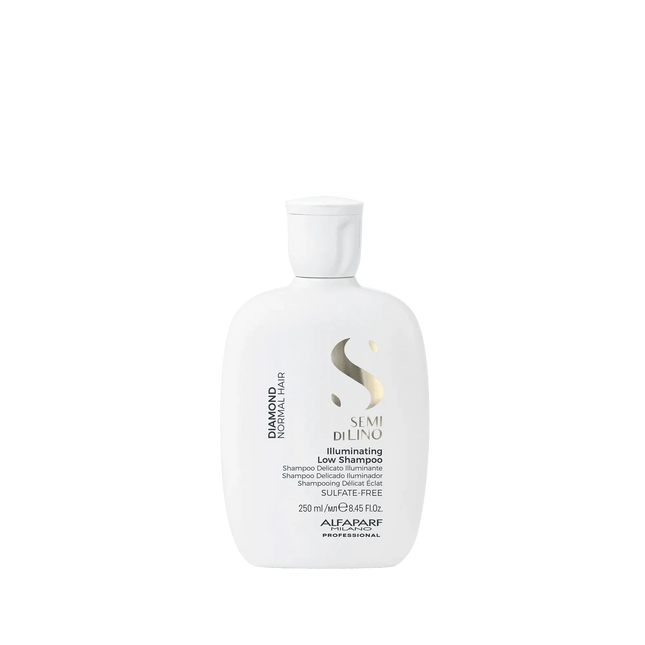 ALFAPARF SEMI DI LINO DIAMOND blizgesio suteikiantis šampūnas plaukams, 250 ml - Beauty Kit