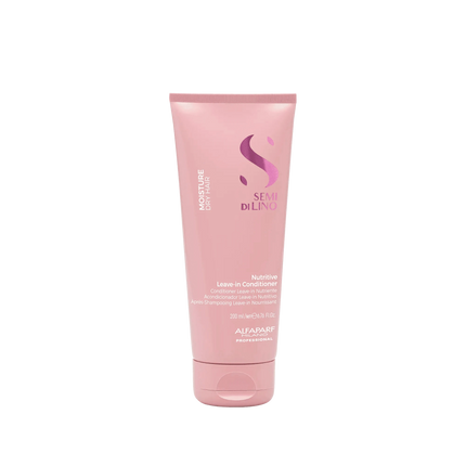 ALFAPARF SEMI DI LINO MOISTURE nenuplaunamas drėkinantis plaukų kondicionierius, 200 ml - Beauty Kit