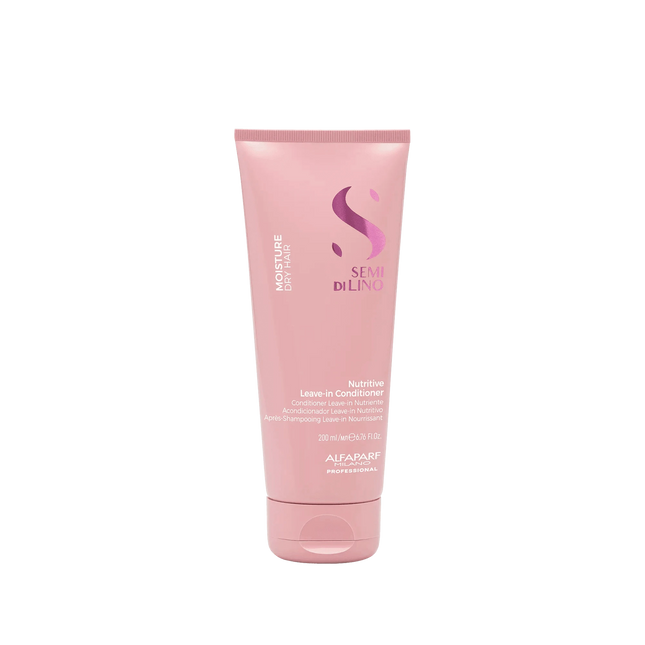 ALFAPARF SEMI DI LINO MOISTURE nenuplaunamas drėkinantis plaukų kondicionierius, 200 ml - Beauty Kit