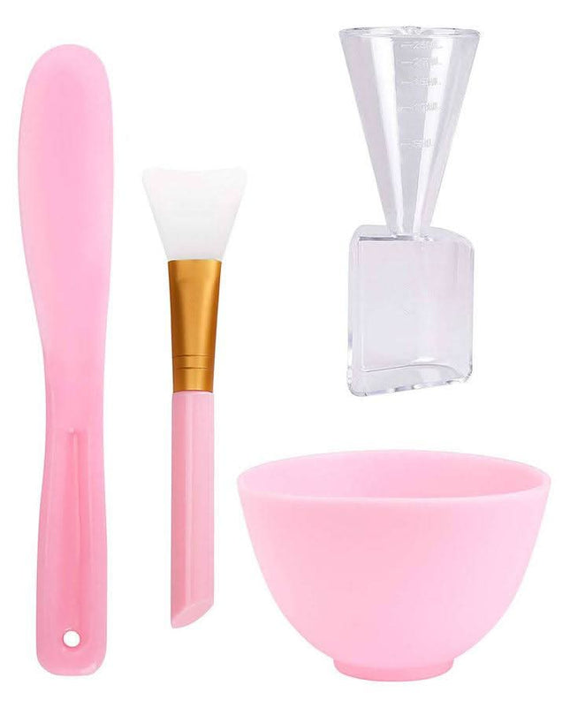 Alginatinių kaukių aplikavimo įrankių rinkinys, rožinis - Beauty Kit