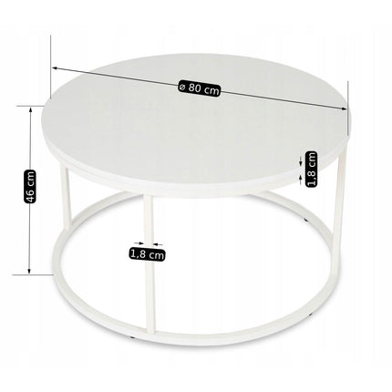 ALICE MAX kavos staliukas, baltos spalvos - Beauty Kit