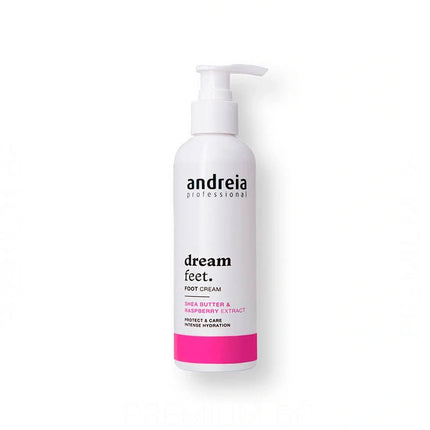 Andreia Professional Dream Feet drėkinamasis pėdų kremas 200ml – intensyviai maitina ir minkština odą pedikiūro procedūroms