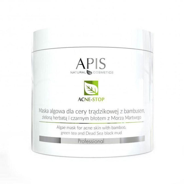 APIS ACNE-STOP dumblių kaukė probleminei odai su bambuko ir žaliosios arbatos ekstraktu, 250 g - Beauty Kit