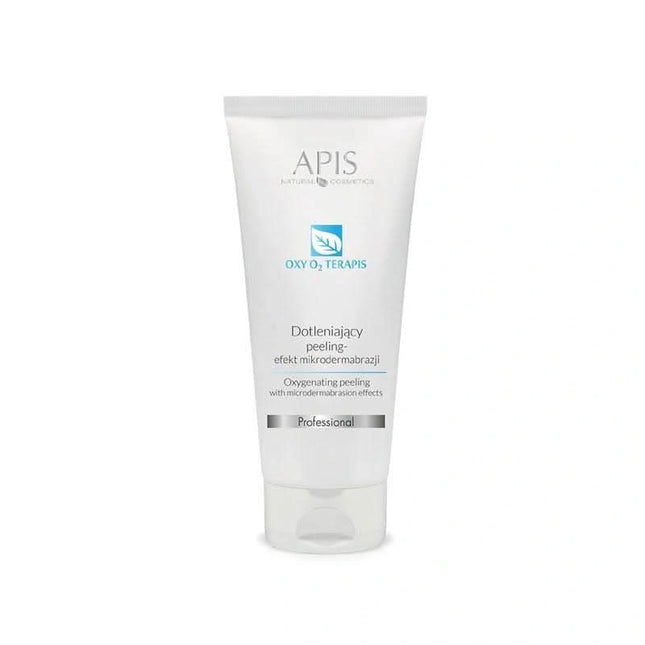 APIS OXY TERAPIS šveitiklis su mikrodermabrazijos efektu 200ml – kreminis veido šveitiklis su vulkaninių uolienų dalelėmis