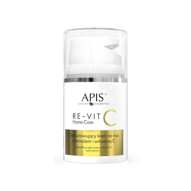 APIS RE-VIT C atstatomasis naktinis kremas su retinoliu ir vitaminu C, 50 ml - Beauty Kit