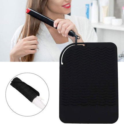 Apsauginis silikoninis kilimėlis, juodas - Beauty Kit