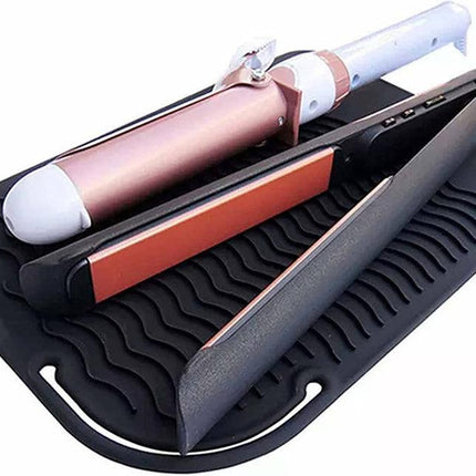 Apsauginis silikoninis kilimėlis, juodas - Beauty Kit