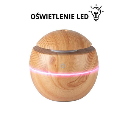 Aroma difuzorius oro drėkintuvas SPA-16 Light Wood, 130 ml. - Beauty Kit
