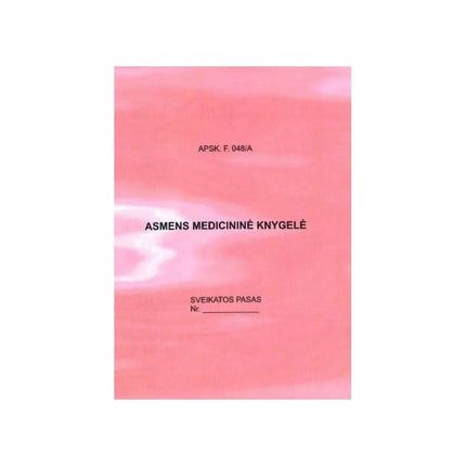 Asmens medicininė knygelė - Beauty Kit