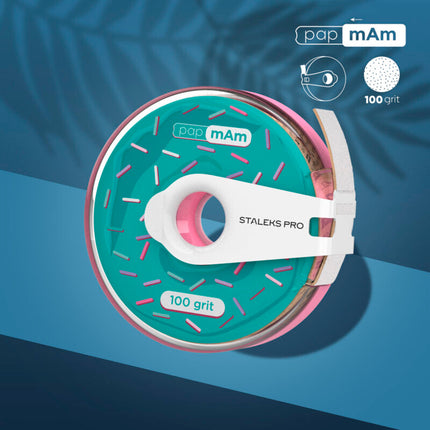 STALEKS PRO PapMam užmaunami dildės abrazyvai su rite #100, 6m