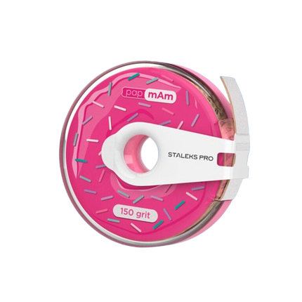 STALEKS PRO PapMam užmaunami dildės abrazyvai su rite #150, 7m