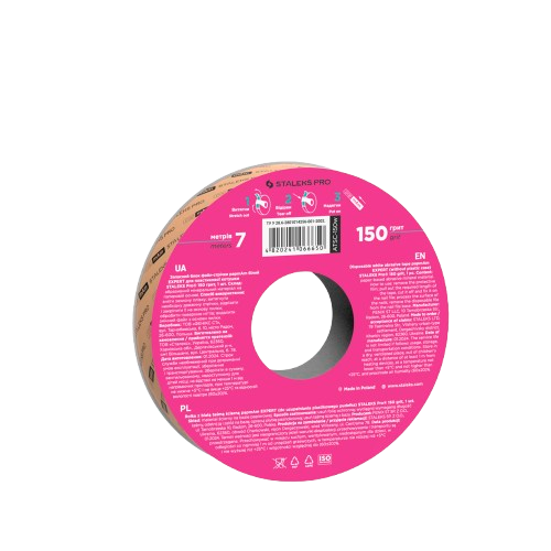 STALEKS PRO PapMam BobbiNail užmaunami dildės abrazyvai #150, 7m