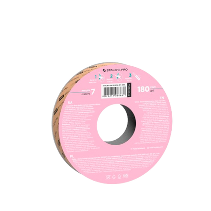 STALEKS PRO PapMam BobbiNail užmaunami dildės abrazyvai papildomas 180gr