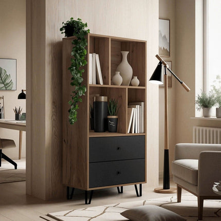 BACARDI lentyna su stalčiais, tabako/grafito spalvos - Beauty Kit