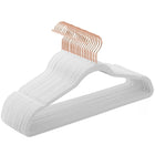 Balto aksomo pakabos CRF026W01, 20 vnt. - Beauty Kit