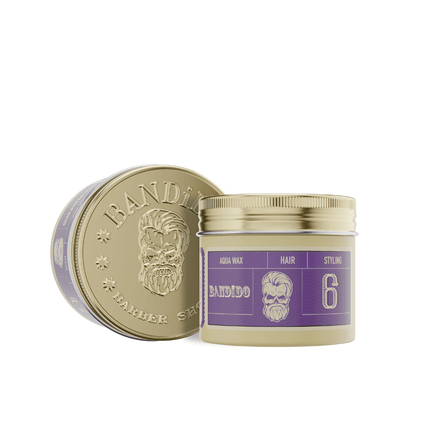 Bandido Aqua 6 Wax Plaukų formavimo vaškas, Medium Violetta, 125ml - Beauty Kit