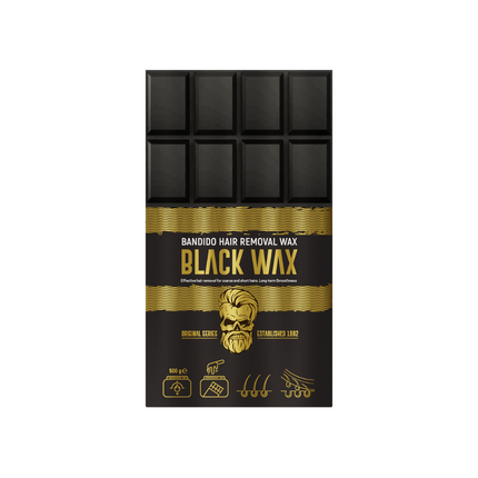 Bandido Hair Removal Wax BLACK Depiliacinis vaškas, 500g