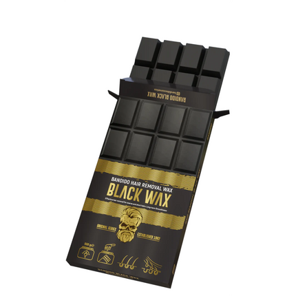 Bandido Hair Removal Wax BLACK Depiliacinis vaškas, 500g