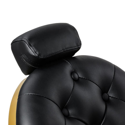 GABBIANO NICCOLO Barber Chair with Gold Base, Black - photo 10