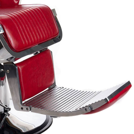 Profesionali barberio kėdė BS LUMBER BH-31823 – ergonomiška sėdynė ir atlošas barber shop aplinkoje