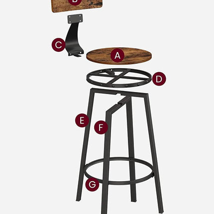 Baro kėdės LBC026B01V1, 2 vnt. - Beauty Kit