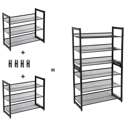 Batų lentyna LMR03B, juoda - Beauty Kit