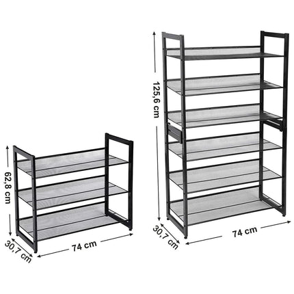 Batų lentyna LMR03B, juoda - Beauty Kit