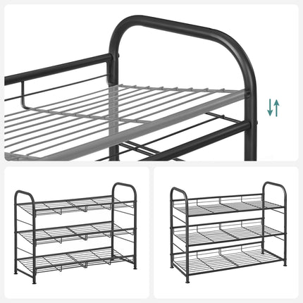 Batų lentyna LMR066B01, juoda - Beauty Kit