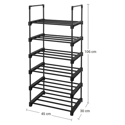 Batų lentyna LSA23BK, juoda - Beauty Kit