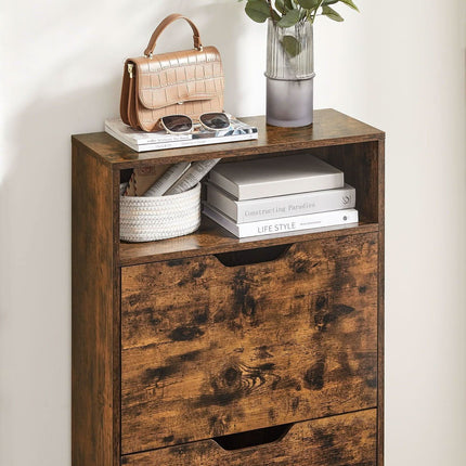 Batų spintelė LBC040X01, ruda - Beauty Kit