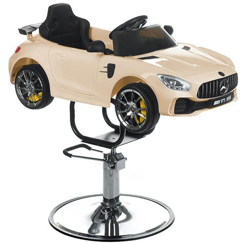 Vaikiška kirpyklos kėdė Mercedes, latte