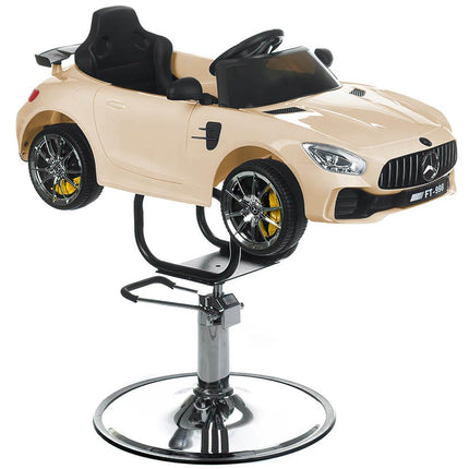 Vaikiška kirpyklos kėdė Mercedes, latte