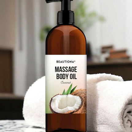 BEAUTIONA kūno masažo aliejus Coconut, 500 ml - Beauty Kit