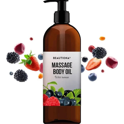 BEAUTIONA kūno masažo aliejus Wild Berries, 500 ml - Beauty Kit