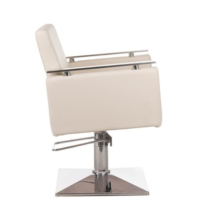 Парикмахерское кресло MILO BH-6333, кремовое