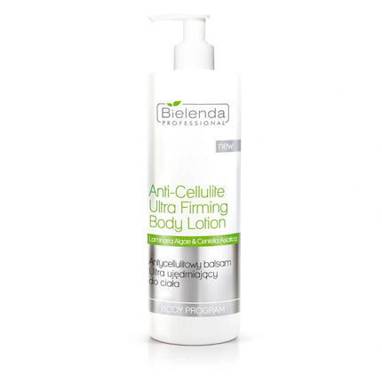 BIELENDA PROFESSIONAL anticeliulitinis stangrinantis kūno losjonas 500ml – profesionali priemonė salonams nuo celiulito