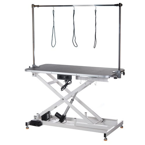 Elektrinis augintinių kirpyklos stalas XL BP-305, baltas