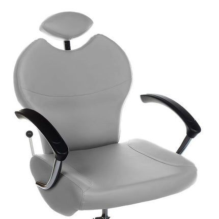 Pedikiūro kėdė su pėdų masažuokliu BR-2301, šviesiai pilka
