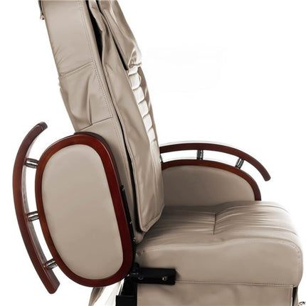 Педикюрное кресло с массажем BR-3820D, латте