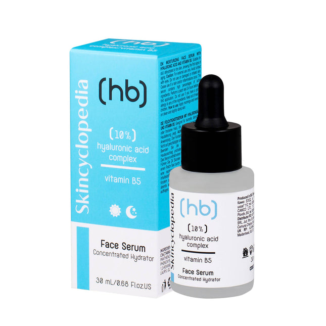 Skincyclopedia veido serumas su 10% Hialurono rūgšties kompleksu ir vitaminu B5, 30ml