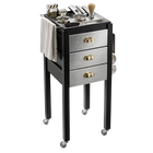 ARTECNO kirpyklos vežimėlis BARBER, juodas