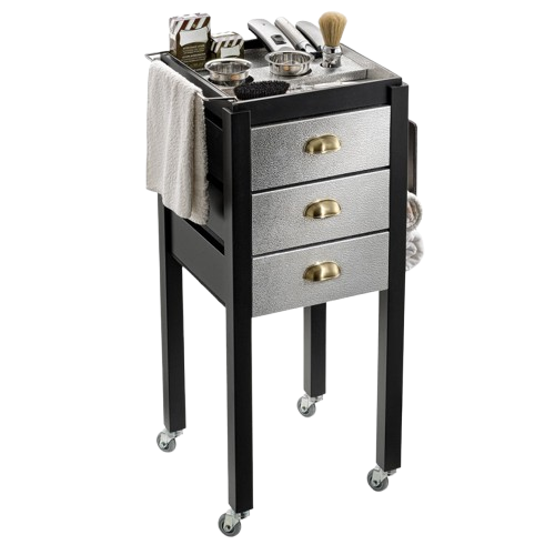 ARTECNO kirpyklos vežimėlis BARBER, juodas