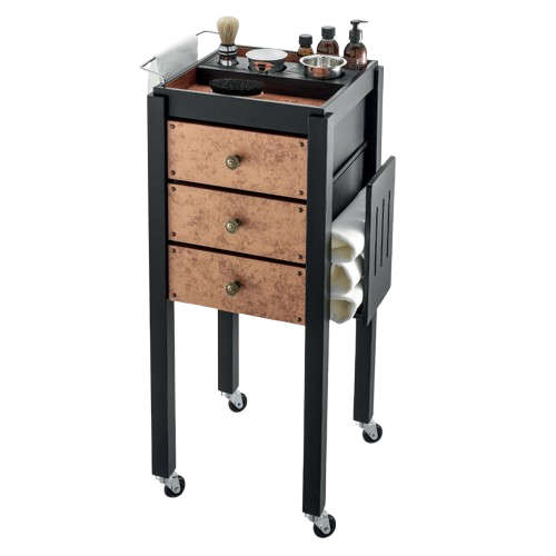 ARTECNO kirpyklos vežimėlis BARBER R, juodas