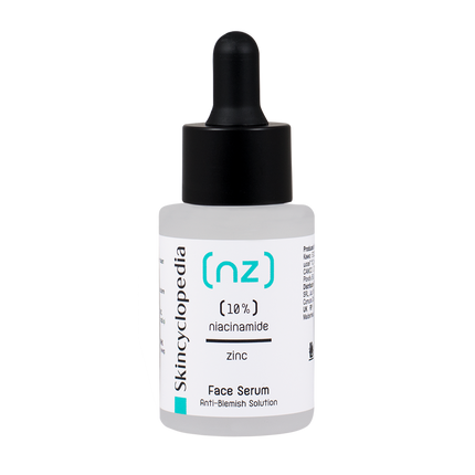 Skincyclopedia veido serumas su 10% niacinamidu ir 1% cinko, 30ml