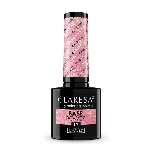 CLARESA CLARESA gelinio nagų lako bazė BASE POWER 19, 5g - Beauty Kit