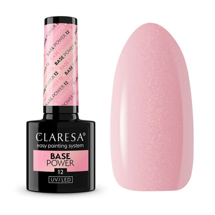 CLARESA gelinio nagų lako bazė BASE POWER 12, 5g - Beauty Kit