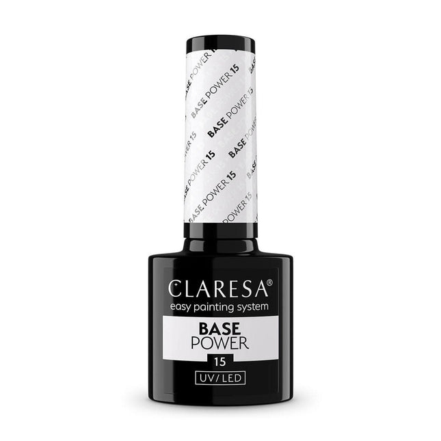 CLARESA gelinio nagų lako bazė BASE POWER 15, 5g - Beauty Kit