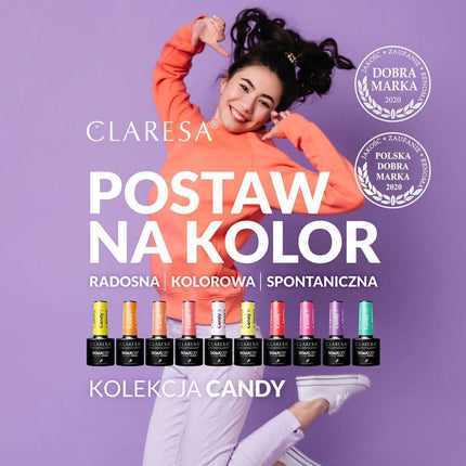 CLARESA hibridinis nagų lakas CANDY 10, 5g - Beauty Kit