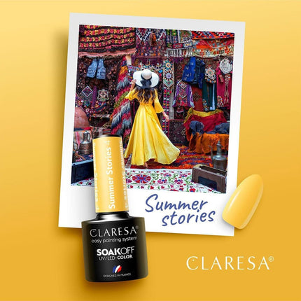 CLARESA hibridinis nagų lakas SUMMER STORIES 4, 5g - Beauty Kit