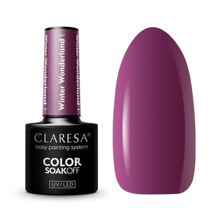 CLARESA hibridinis nagų lakas Winter Wonderland 1, 5g - Beauty Kit